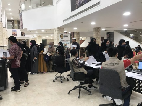 Pelayanan terpadu bagi WNI di Madinah Foto: Dok. KJRI Jeddah
