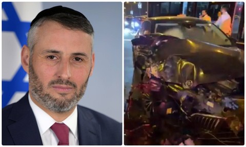 Menteri Pendidikan Israel Haim Biton terlibat kecelakaan. Foto: Twitter dan wikipedia