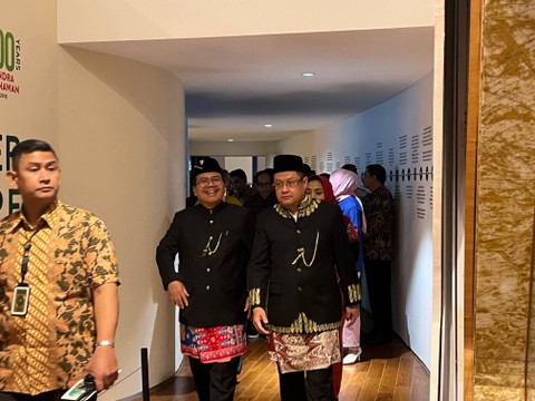 Ketua MA menghadiri Pagelaran Seni IA UII di Ciputra Artpreneur, Minggu (28/4). Foto: Tiara Hasna/kumparan