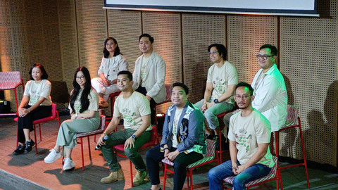 Konferensi Pers Karya Musikal Keluarga Cemara di Galeri Indonesia Kaya, Jakarta, Selasa (30/4/2024). Foto: Aprilandika Pratama/kumparan