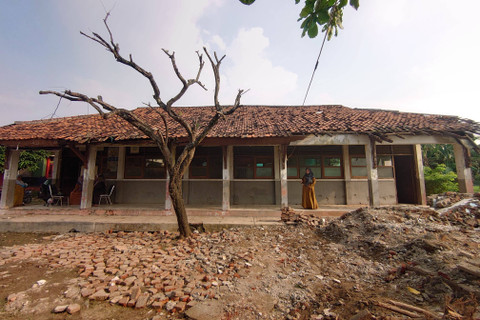 Kondisi SDN Margamulya II Telukjambe Barat, Karawang. Foto: Dok. kumparan