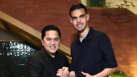 Erick Thohir bertemu Jens Raven di Jakarta pada 30 April 2024. Foto: Erick Thohir