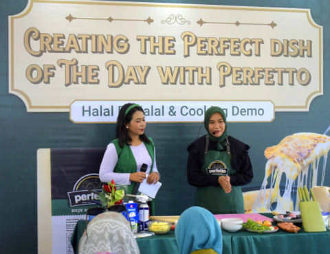 Acara memasak bersama menggunakan produk keju Perfetto Mozzarella di Jakarta (27/4/24). Foto: Dok. Perfetto