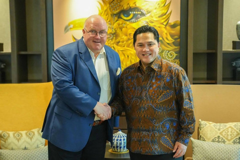 FIBA bertemu Erick Thohir di Jakarta, Rabu (1/5/2024). Foto: Dok. PERBASI