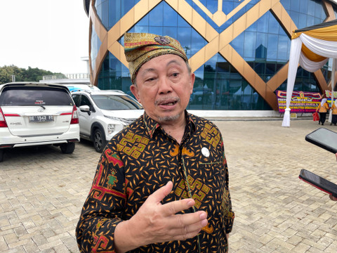 Penggiat Pendidikan dan budayawan Lampung Ansori Djausal. | Foto : Eka Febriani / Lampung Geh