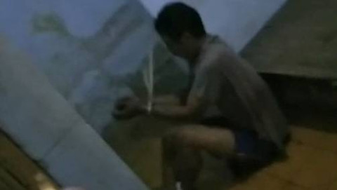Pelaku mutilasi di Ciamis usai ditangkap dan meringkuk di sel. Foto: Dok. Istimewa