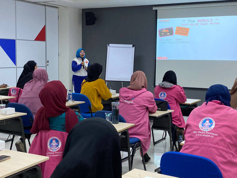 Kegiatan pelatihan safety riding yang diselenggarakan PT AHM. Foto: PT AHM