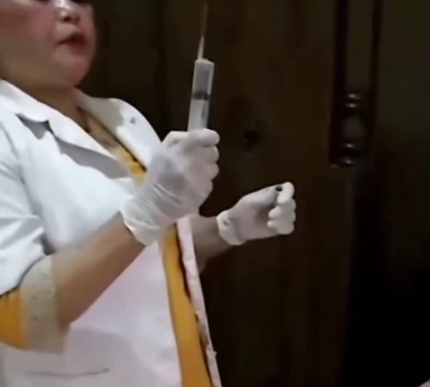 Potongan video saat oknum bidan yang diduga melakukan malapraktik