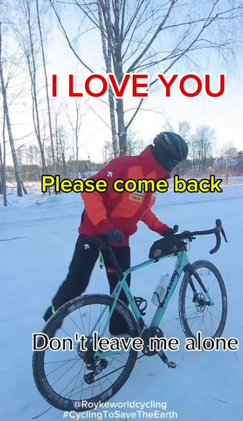 Sepeda Irjen (Purn) Royke Lumowa yang hilang di Roma saat keliling dunia. Foto: Instagram/@roy_multy_m