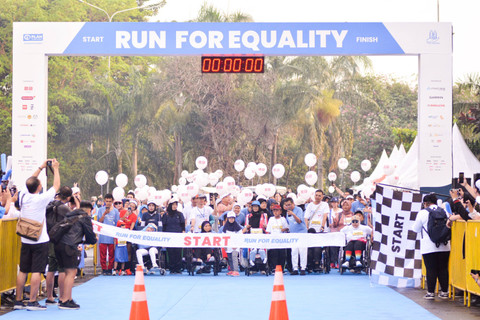 Run for Equality 2024. Foto: Plan Indonesia