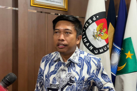 Anggota sekaligus Kepala Divisi Teknis Penyelenggaraan Pemilu Komisi Pemilihan Umum (KPU) DKI Jakarta Dody Wijaya, Senin (6/5/2024). Foto: Haya Syahira/kumparan