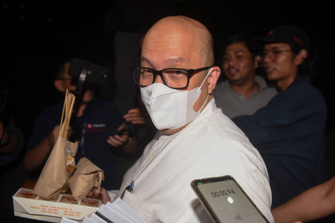 Antonius N.S. Kosasih di KPK, Jakarta, Selasa (7/5/2024). Foto: Indrianto Eko Suwarso/ANTARA FOTO