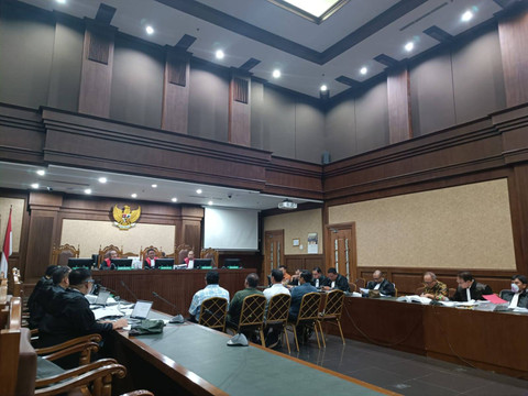 Sidang lanjutan Terdakwa Syahrul Yasin Limpo (SYL) dkk di PN Jakarta Pusat, Rabu (8/5). Foto: Hedi/kumparan