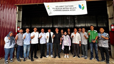 Peresmian PT Rukun Mitra Sejati di Aceh sebagai distributor Nestlé Indonesia. Foto: dok. Nestlé Indonesia