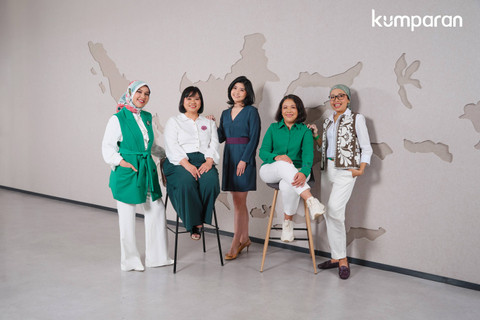 Sejumlah pemimpin perempuan di Grab Indonesia. Foto: Panji Indra