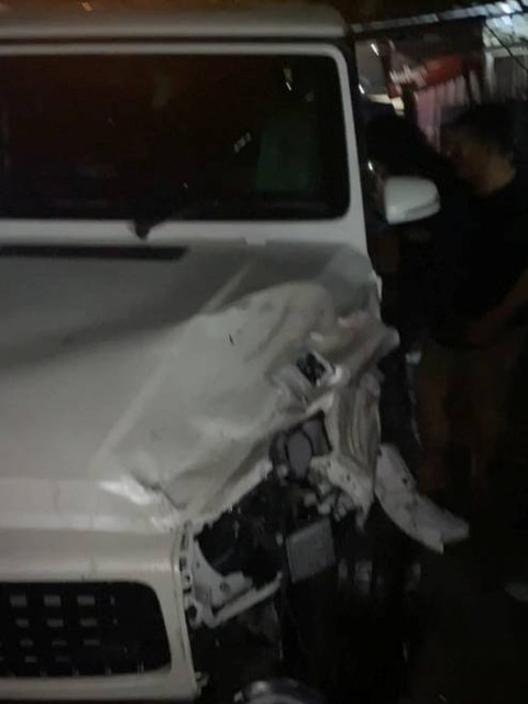 Mercy tabrak motor hingga mobil di Kota Medan pada Rabu (8/5/2024). Foto: Dok. Istimewa