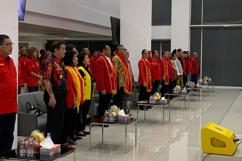 Halalbihalal SOKSI di DPP Golkar, Jakarta, Kamis (9/5/2024). Foto: Luthfi Humam/kumparan