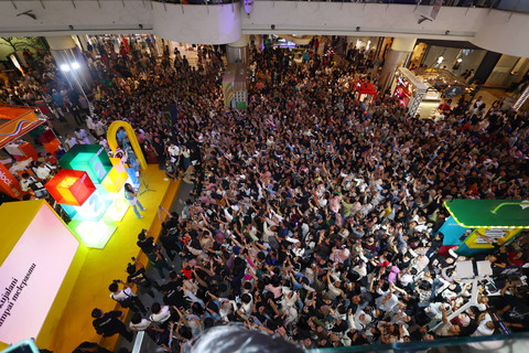 Kemeriahan acara Experience Macao Roadshow di saat penampilan Lyodra Ginting. Foto: Dok. MGTO