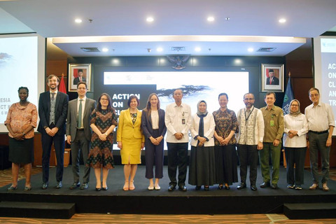 Kick-off Meeting Program Action on Climate and Trade (ACT) membahas strategi mitigasi dan adaptasi perdagangan dalam menghadapi perubahan iklim. Foto: dok. Kemendag