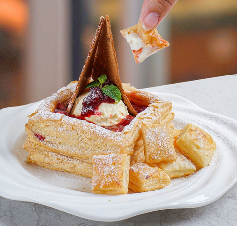 Crunchpuff Dip Mix Berry Vanilla. Foto: Bakerzin