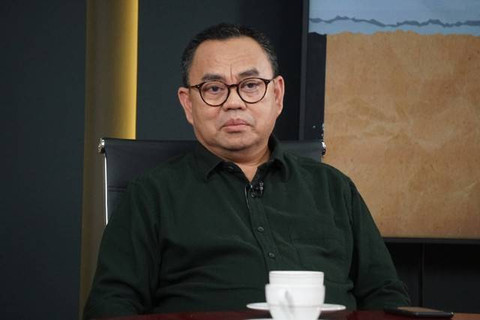 Sudirman Said dalam program talkshow Info A1 kumparan. Foto: Iqbal Firdaus/kumparan