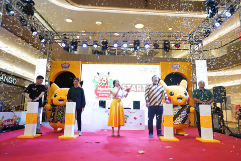 Opening ceremony Pikachu's Indonesia Journey di Surabaya pada Sabtu (11/5/2024). Foto: Dok. Istimewa