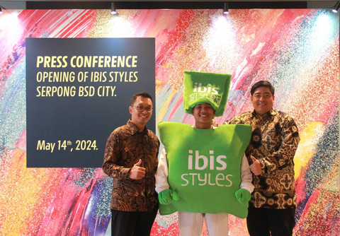 Konferensi pers pembukaan ibis Styles Serpong BSD City. Foto: Dok.  ibis Styles Serpong 