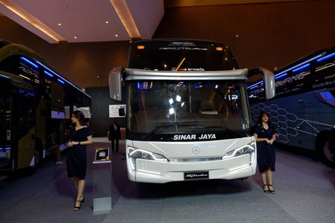 Ilustrasi bus baru dengan bodi SHD. Foto: Aditya Pratama Niagara/kumparan