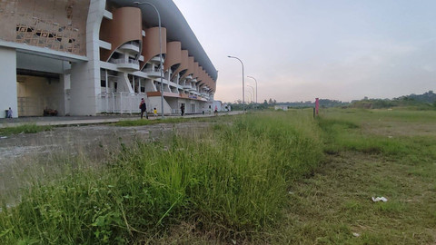 Kondisi Banten International Stadium, Kamis (16/5/2024). Dok: kumparan.