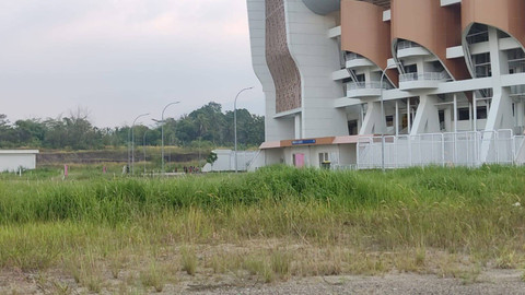 Kondisi Banten International Stadium, Kamis (16/5/2024). Dok: kumparan.