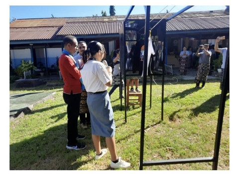 Gavrila ungkap bikin jemuran pintar jadi pengalaman berharga baginya. Foto: Kemendikbud