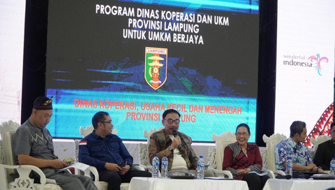 Balai Besar POM di Bandar Lampung menggandeng Bank Indonesia Provinsi Lampung serta Pemerintah Daerah, dalam rangka launching inovasi baru program Qris Pusaka untuk UMKM Berjaya pada Festival Parekraf Lampung 2024 di Mal Boemi Kedaton, Bandar Lampung. | Foto: Ist