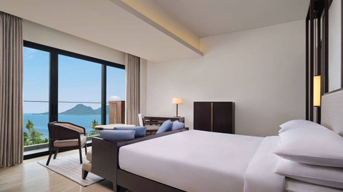Tipe kamar premium ocean view Marriot Lampung Resort & Spa. Foto: Dok. marriott