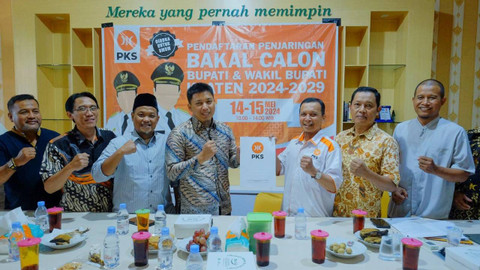YouTuber Ridwan Hanif resmi daftar bacalon Bupati Klaten. Foto: Dok. PKS Klaten