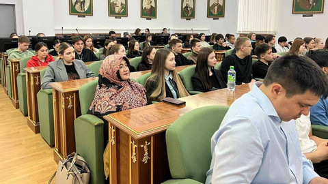 Din Syamsuddin di Kazan Federal University, Jumat 17 Mei 2024. Foto: Dok. Istimewa