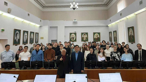Din Syamsuddin di Kazan Federal University, Jumat 17 Mei 2024. Foto: Dok. Istimewa