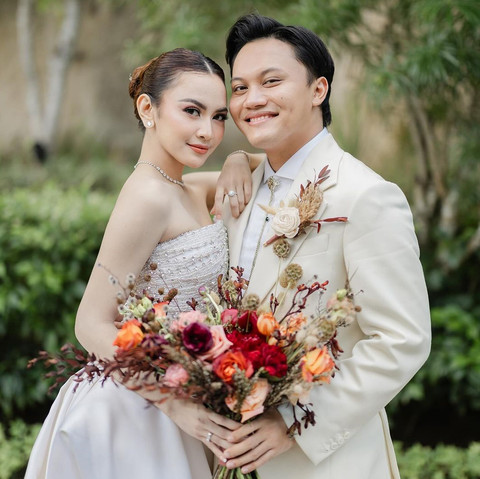 Resepsi pernikahan Mahalini-Rizky Febian. Foto: Istimewa