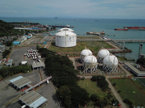 LPG Terminal Tanjung Sekong milik PT Pertamina Energy Terminal (PET). Foto: Dok. Pertamina
