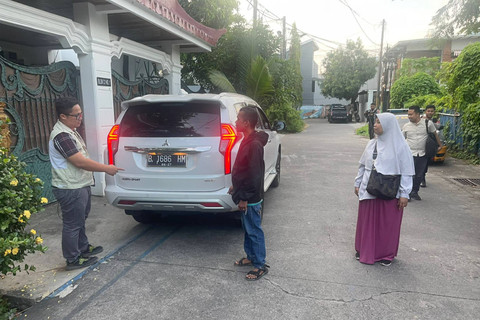 Mobil Pajero Sport yang diduga terkait pencucian uang SYL disita KPK.  Foto: Dok. KPK