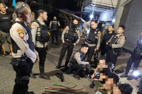Polisi tangkap 6 remaja terlibat tawuran di Pasar Baru, Jakarta Pusat. Foto: Dok. Istimewa