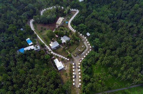 Vihara Arama Kebun Kesadaran Kolongan, Talawaan, Minahasa Utara adalah lokasi puncak perayaan Waisak 2568 BE