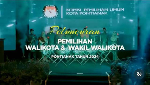 Peluncuran Pilwako Pontianak. KPU sebut tidak ada ketentuan instrumen yang digunakan pserta lomba jingle Pilwako Pontianak. Foto: Dok. Instagram @kpukotapontianak