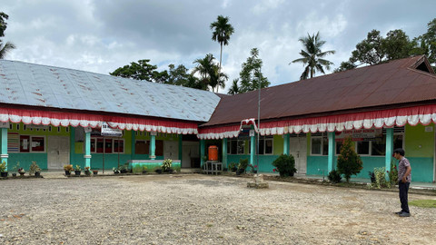 SDN 10 Durian Jantung, sekolah Aldelia, Jumat (24/5). Foto: Irwanda