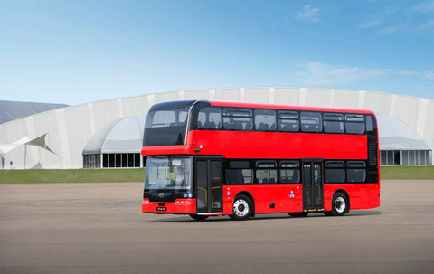 Bus tingkat BYD BD 11 di London. Foto: Dok. BYD 