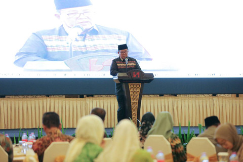 Gubernur Lampung Arinal Djunaidi pada Pelantikan PW ISNU Lampung. | Foto : Ist
