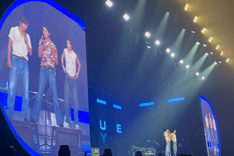 Penampilan CNBlue saat menggelar konser CNBluentity in Jakarta di ICE BSD, Sabtu (25/5/2024). Foto: Ela Nurlaela/kumparan