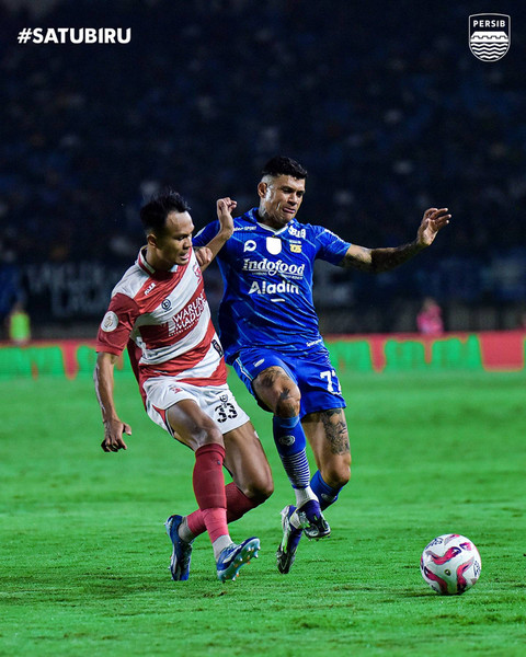 Persib Bandung vs Madura United di final leg pertama Liga 1 2023/24 di Stadion Si Jalak Harupat, Kabupaten Bandung, Minggu (26/5/2024). Foto: Instagram/@persib