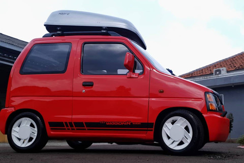 Suzuki Karimun 3 pintu garapan Studio Motor. Foto: Instagram/@studio_motor