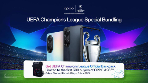 Oppo luncurkan promo menarik spesial UEFA Champions League. Foto: Dok. Oppo