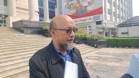 Eks penyidik senior KPK, Novel Baswedan, di Mahkamah Konstitusi, Jakarta Pusat, Selasa (28/5). Foto: Fadlan Nuril Fahmi/kumparan